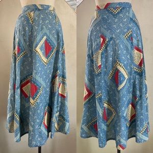 NEW Polo Ralph Lauren quilted high waist maxi skirt size 4 100% Cotton